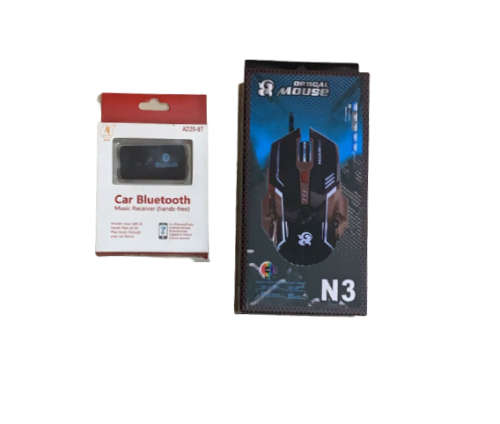 N3 Optical Mouse + Car Bluetooth Receiver