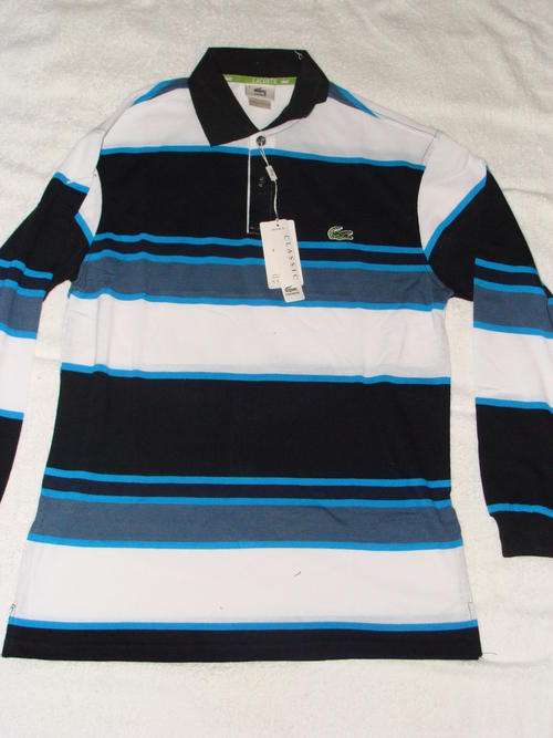 Mens Lacoste Long Sleeve T Shirt Slim Fit X Large