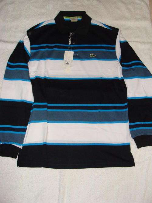 Mens Lacoste Long Sleeve T Shirt Slim Fit X Large