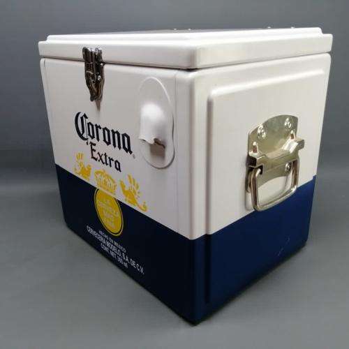 RARE!!! Limited Edition Metal Corona Cooler Box and Bottle Opener!!!
