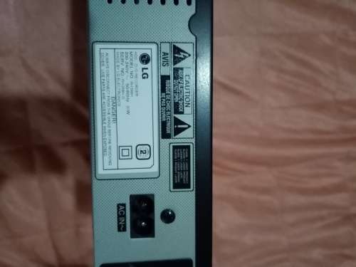 Lg hdd / DVD recorder model no RH399H