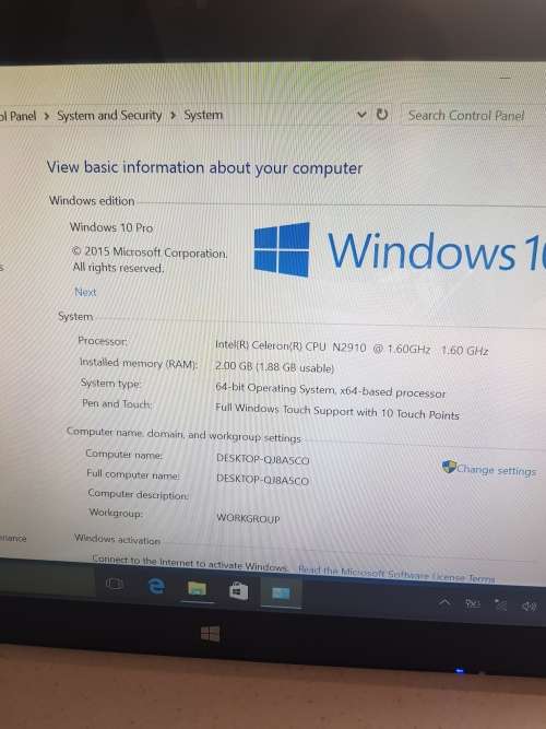 Mecer ET15-T All in one PC Touch Screen