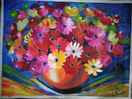 Floral - Oil - Eaton