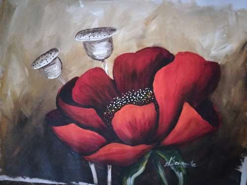 Solitaire - Oil - D. Somm'Ville