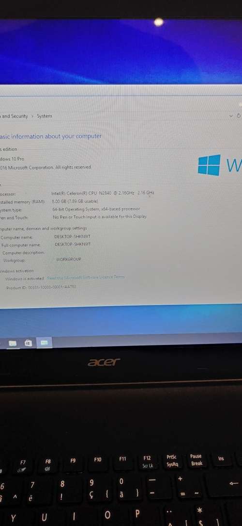 Acer Aspire ES1-711 ** Masive 17.3 Inch Display**Intel Celeron **8GB RAM**500GB**