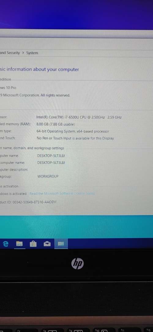 HP Zbook 15U G3 | Core i7 6th Gen | 8GB DDR4 Ram | 500GB HDD| 15.6" Full HD Display |