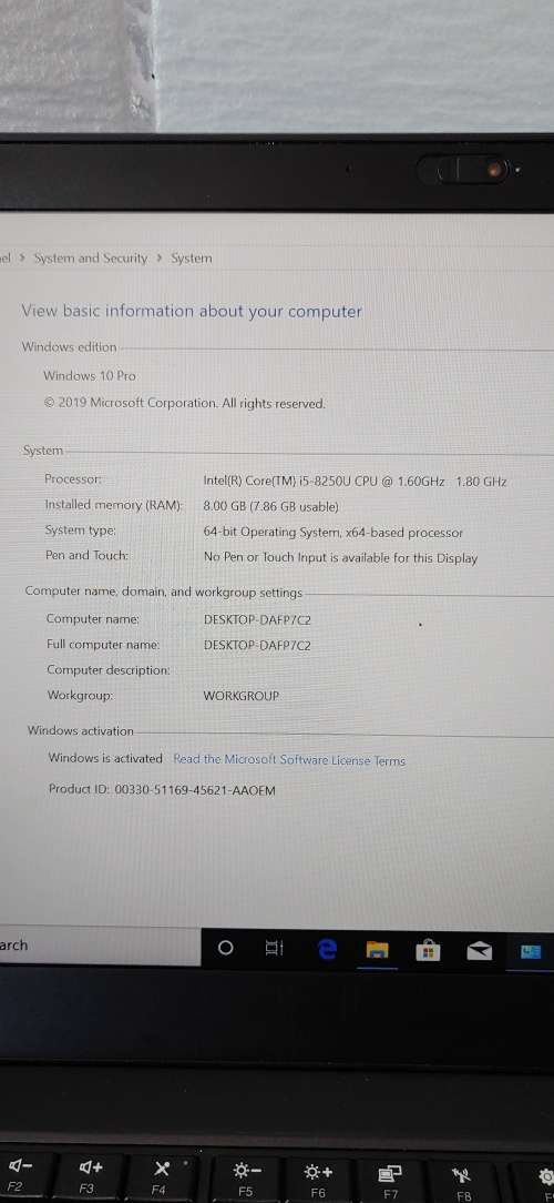 Lenovo Thinkpad T480s | Core i5 | 8th Generation | 256SSD Drive | 14" Full HD Display