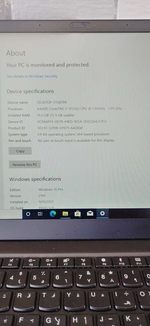 Lenovo Thinkpad X1 Carbon| Core i7 | 8th Gen  | 512 SSD| 16GB Ram | 14"Full HD