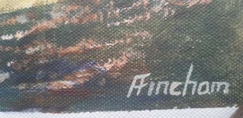 HOME IN THE BUSH - MIXED MEDIA PAINTING by FINCHAM