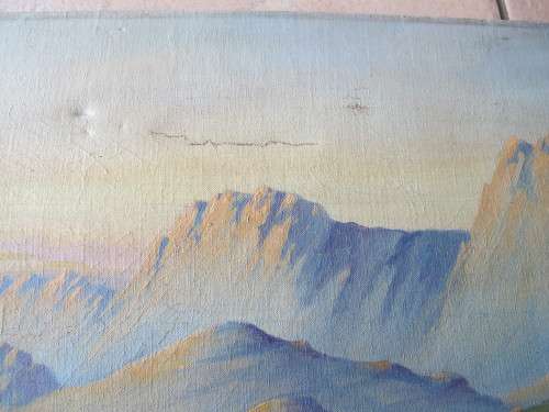 MOUNTAIN - OIL Painting ON CANVAS