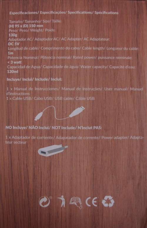 BOX SPECIAL - TWO LED AROMA HUMIDIFIERS