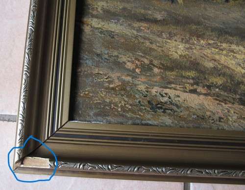 LANDSCAPE - FRAMED OIL PAINTING BY VAN DE MERWE