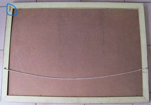 LANDSCAPE - FRAMED OIL PAINTING BY VAN DE MERWE