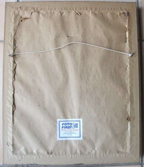 WATERCOLOR PAINTING FREAMED BEHIND GLASS BY DAVID LANGMEAD `99