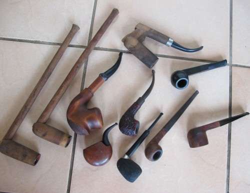 BOX SPECAIL - VINTAGE WOODEN PIPES