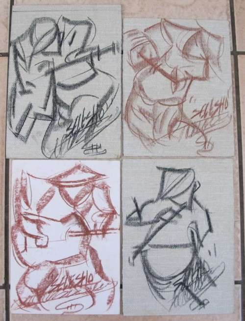 PASTEL ON BOARD BY SELESHO