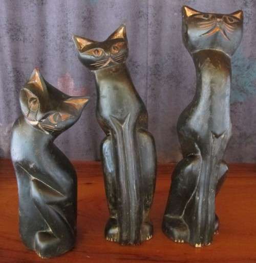 Box Special - Wood Black Cat`s