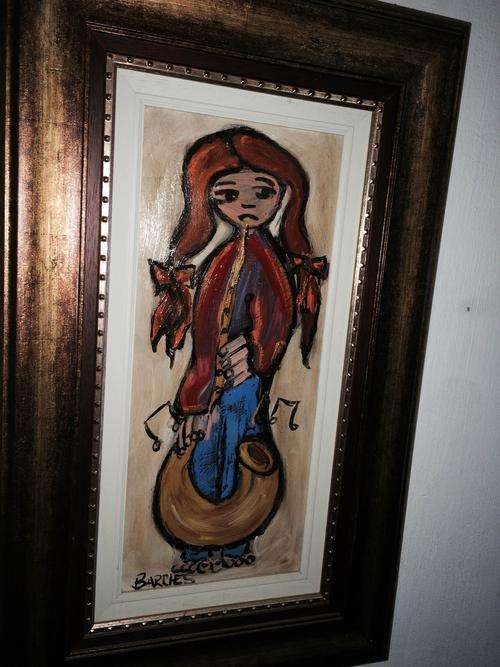 Barries Framed set of two male and femal