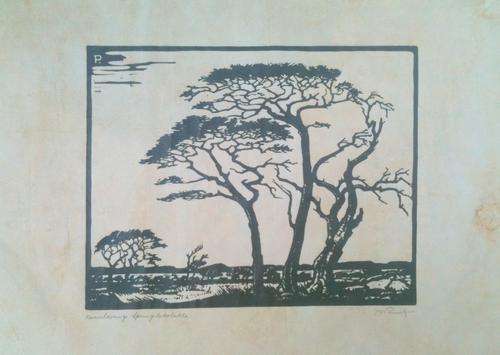 JH Pierneef - kameeldorings springbokflakte