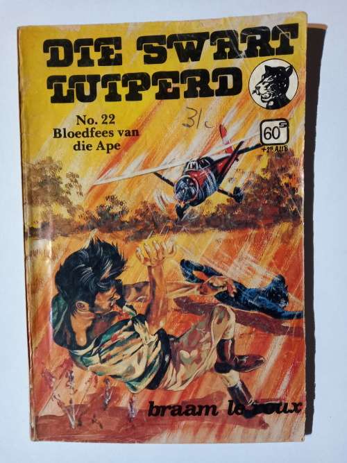 Die Swart Luiperd,No 22, Bloedfees van die Ape, Sirkel Uitgewers, Braam Le Roux