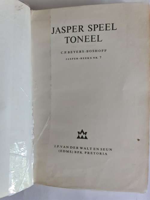 Jasper speel toneel, CF Beyers-Boshoff