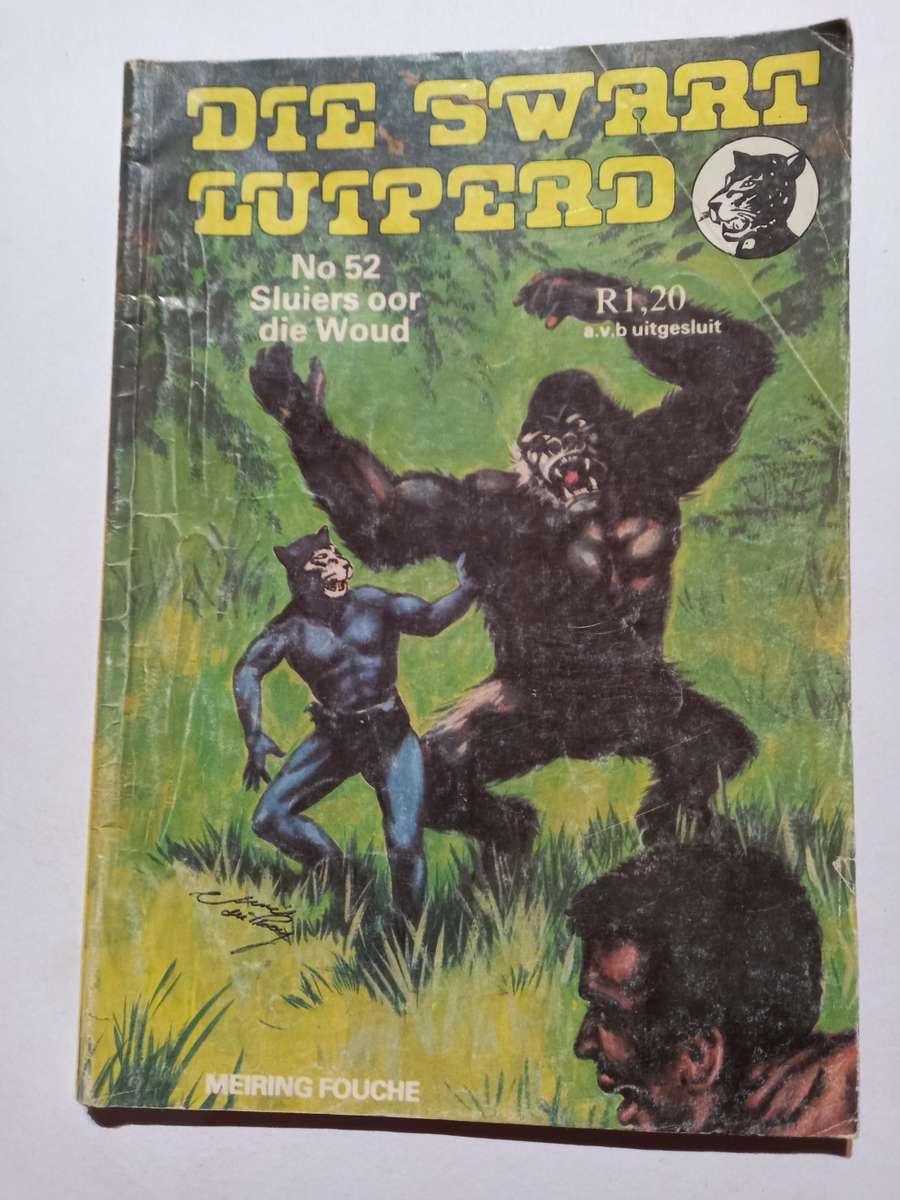 Die Swart Luiperd,No 52, Sluiers oor die Woud, Sirkel Uitgewers, Braam Le Roux