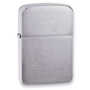 Zippo 1941- Vintage Chrome Lighter - FREE shipping, wick & flints