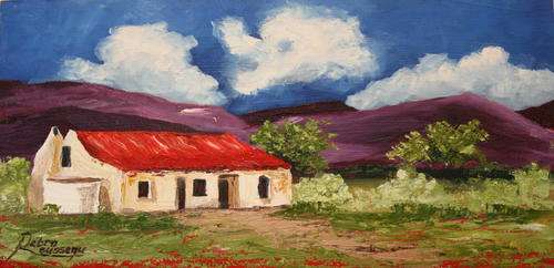 DEBRA ROUSSEAU "In the Valley" Original direct from Artist