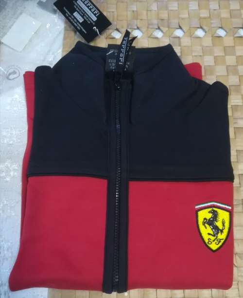 Ferrari long sleeve ladies` jacket. Official Licensed. Made in United Kingdom. Brand New. Size XXS.