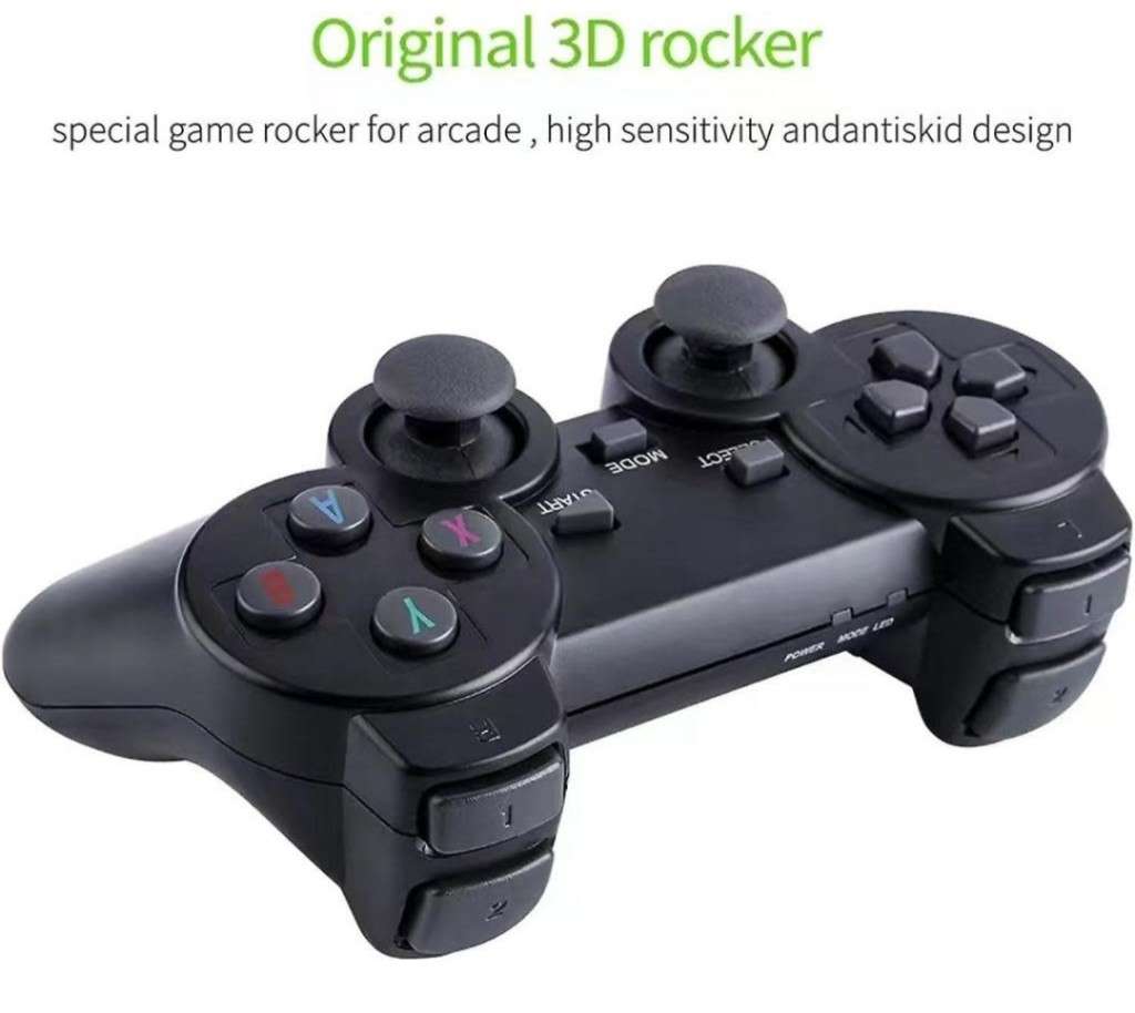 COMBO RETRO ARCADE GAME HDMI GAME STICK WITH BATTERY CHARGER AND 4 AAA BATTERIES. NEW