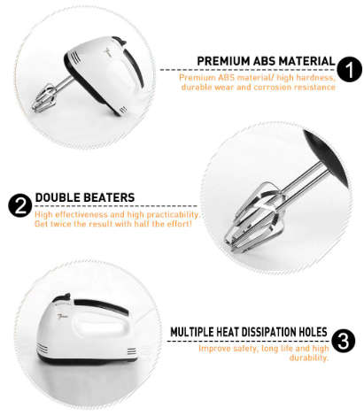 Electric Hand Mixer 7 Speed