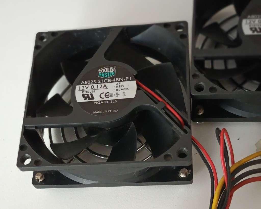 2X Cooler Master Case Fans