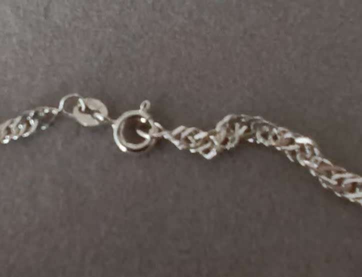 STERLING SILVER BRACELET. 2.9g. 25cm.
