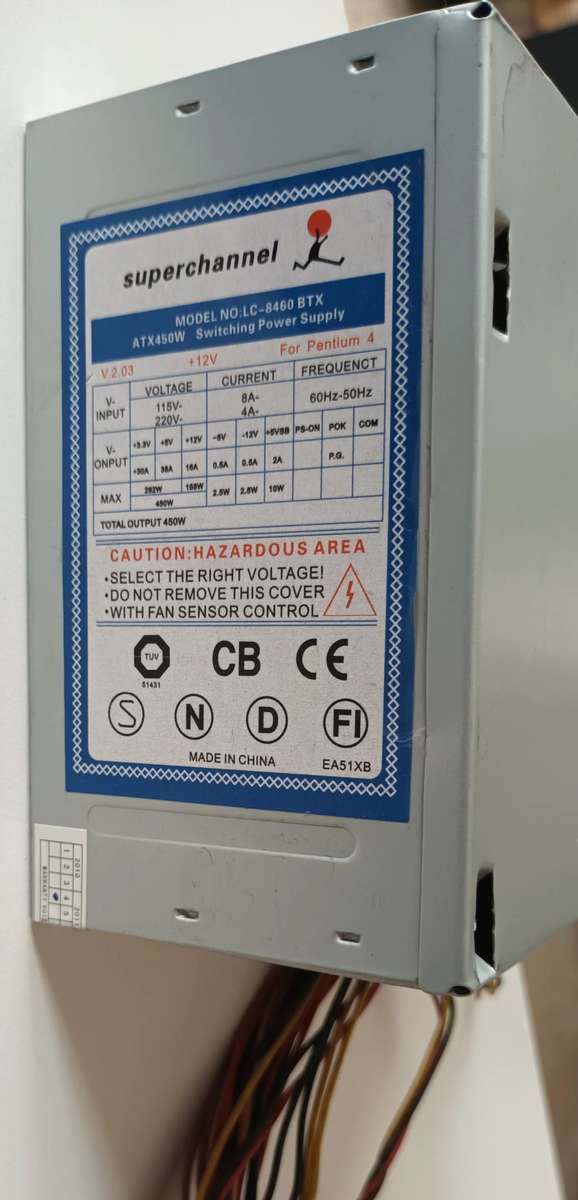 Superchannel 450w Power Supply
