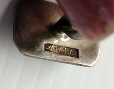 Sterling Silver Cufflinks by JAYEM. 7.5g.