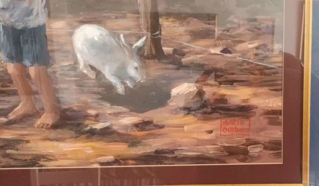 Oil Painting by Lienkie Lombard.  Width 93cm. Length 1.7m.