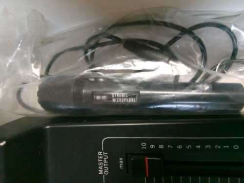 Vintage Brand New Maxtec Stereo Sound Mixer. With Dynamic Microphone.