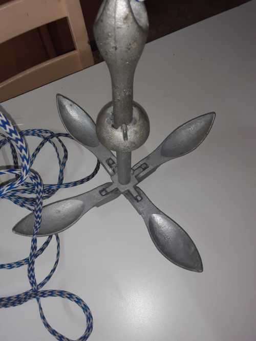 Folding Anchor 3.2kg H Duty Galvinized