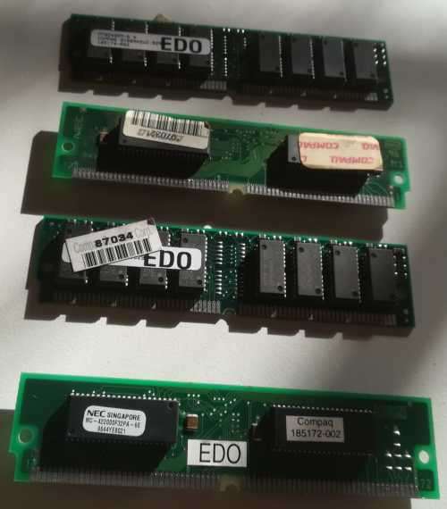 4x 8MB PS/2 EDO 72 PIN SIMM RAM MEMORY