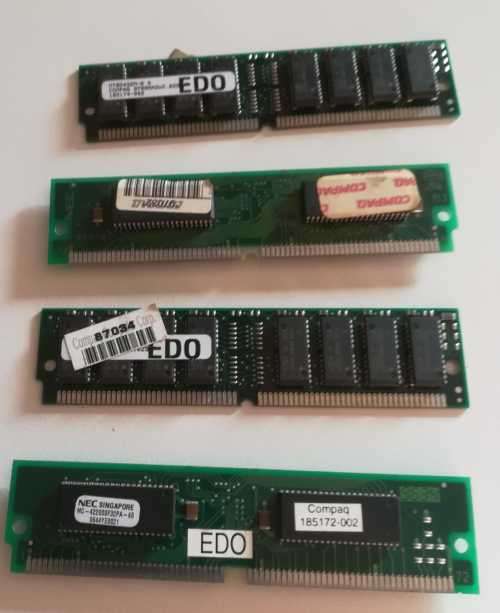 4x 8MB PS/2 EDO 72 PIN SIMM RAM MEMORY