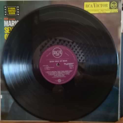 MARIO LANZA-SEVEN HILLS OF ROME LP VINYL RECORD