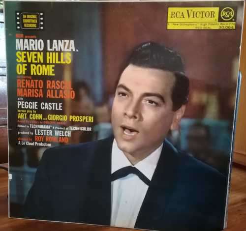 MARIO LANZA-SEVEN HILLS OF ROME LP VINYL RECORD