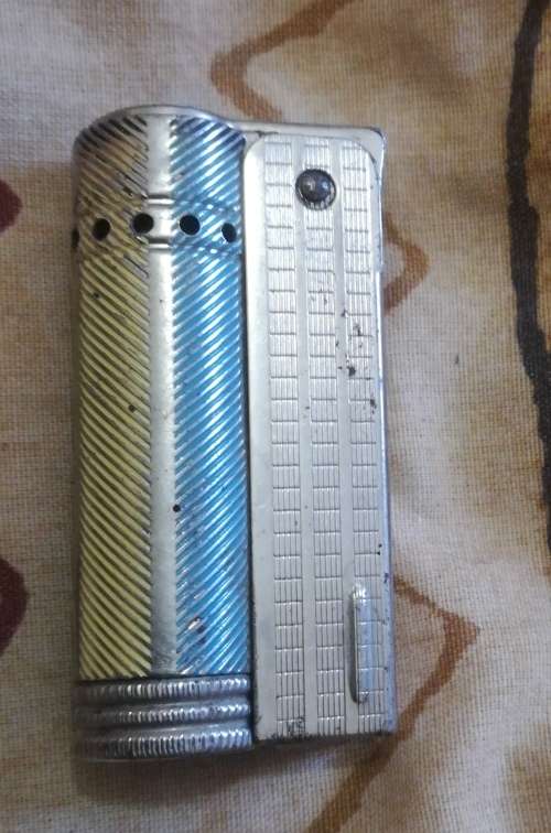 IMCO TRIPLEX PATENT JUNIOR 6600  plus IMCO Chesterfield lighter. Made in Austria Cigarette Lighters.