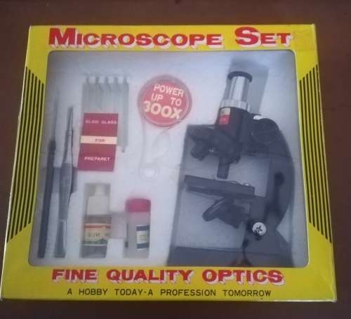 VINTAGE MINI MICROSCOPE SET . DISSECTING. 11 PIECE. VERY GOOD CONDITION.