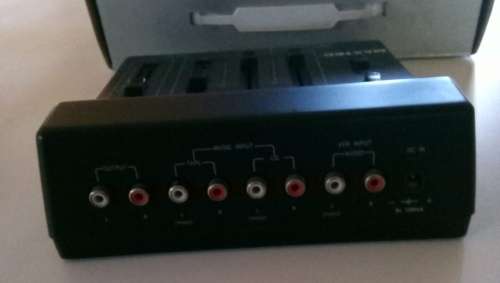 Vintage Brand New Maxtec Stereo Sound Mixer. With Dynamic Microphone.