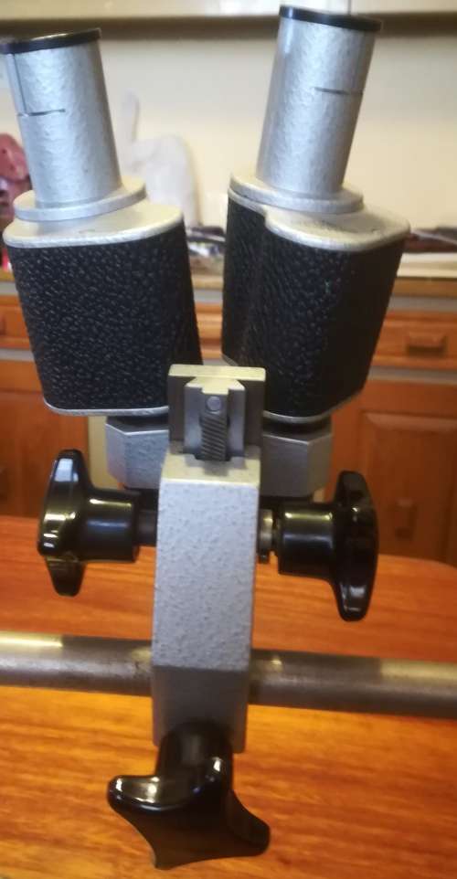 **Rare** Hertel and Reuss Stereo Optik Kassel magnifying loupe Binocular Dissecting.