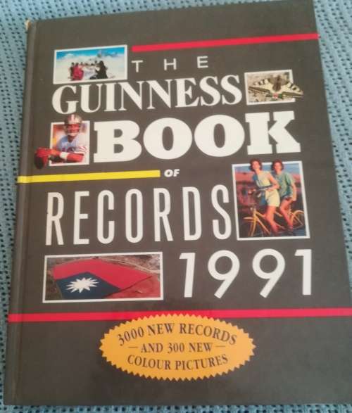 Guiness book of world records x 4.1962,1978,1986,1991