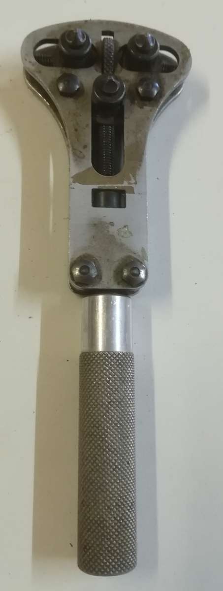 WATCHMAKER JAXA Metal Case Watch Opener. Swiss Made.