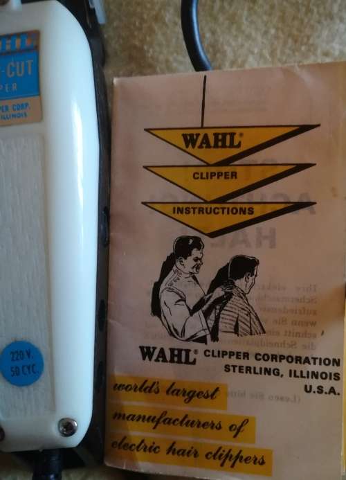 Vintage Wahl Multi-Cut Clipper. Made in Sterling Illinois USA.
