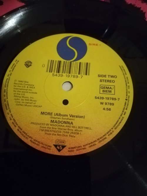 MADONNA 45RPM RECORD